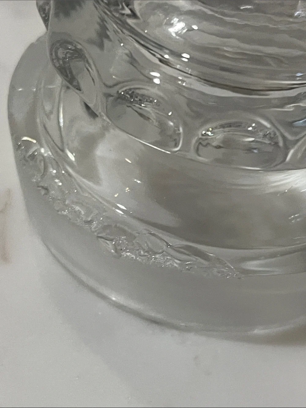 Antique Triffin Clear Decorative Glass Apothecary Jar - Vintage Amazing 🤩